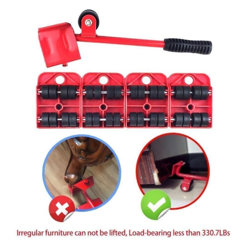 رافعة ونقالة أثاث 5 قطع | Heavy Duty Furniture Mover 5 pcs