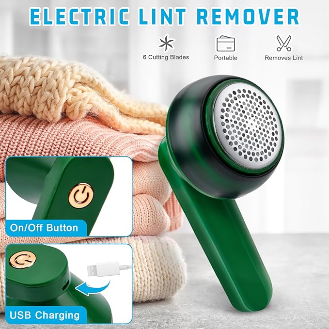 مزيل الوبر الكهربائي القابل للشحن | Rechargeable Electric Lint Remover